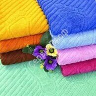 Махровый коврик цветной для ног Туркменистан