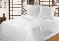 КПБ 1,5 сп. сатин отбеленный гладкий плотность 140 гр. Китай