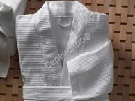 Халат вафельный белый Россия