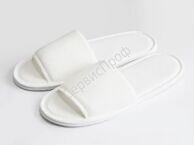 Тапочки флис Бизнес открытый мыс (подошва ЭВА 5 мм)